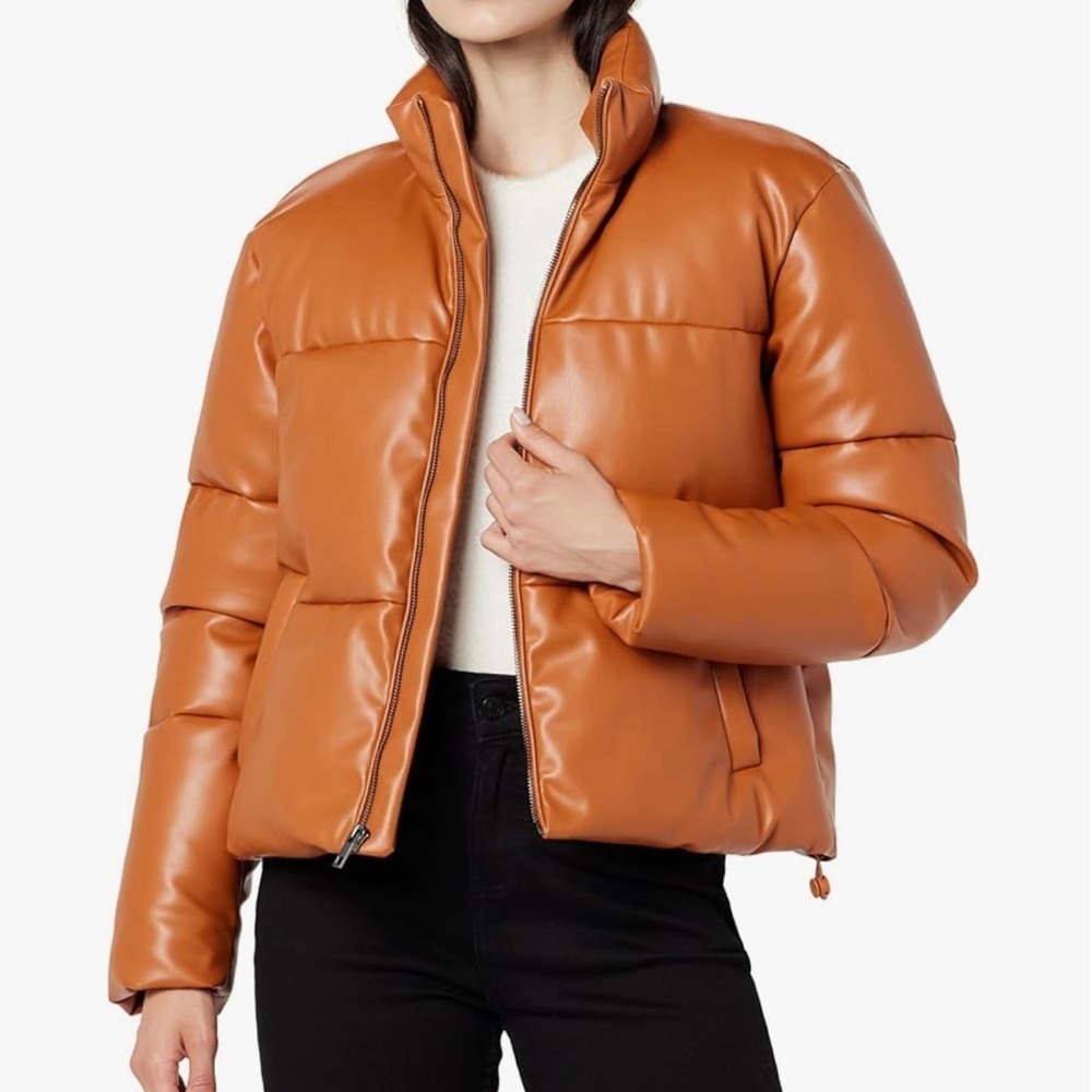 The Drop Women's Priscilla Vegan Leather Puffer M